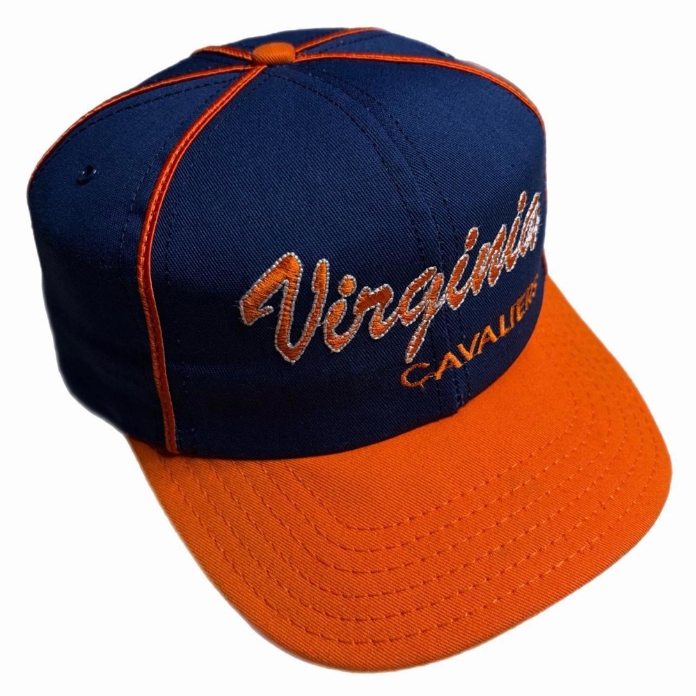 Vintage 1990s Virginia Cavaliers NCAA Twill Snapback Hat